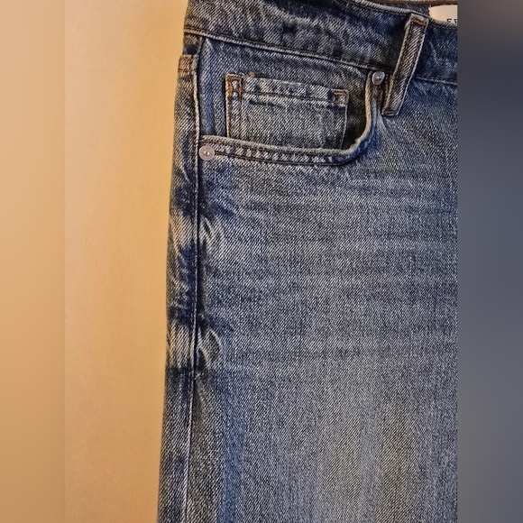 $314 Frame Le Slouch mid-rise straight jeans Size - Picture 11 of 12
